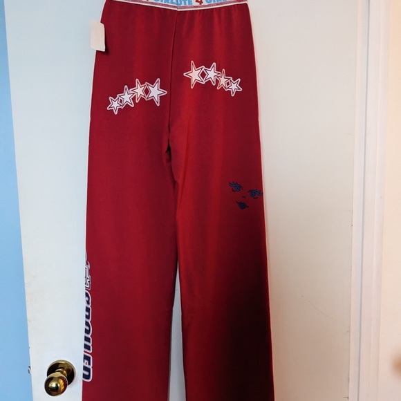 Rossy red joggers size large - Picture 2 of 3